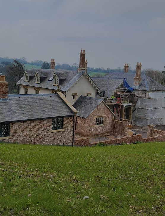 Stone country house new build
